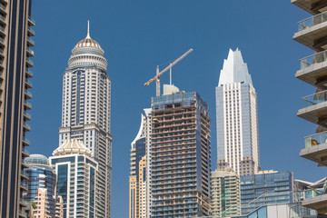 Skyscrapers near Dubai Marina, Western Dubai