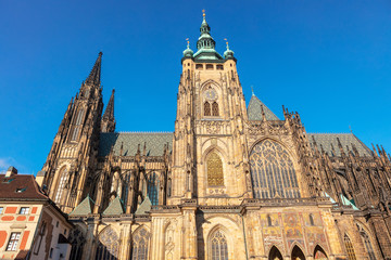 St Vitus Roman Catholic Metropolitan Cathedral in Prague, the seat of the Archbishop of Prague, situated within the Prague Castle.