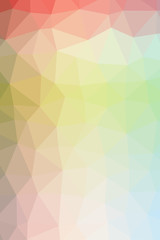 Fototapeta premium Abstract Low-Poly Triangular Modern Geometric Background. Colorful Polygonal Mosaic Pattern Template. Repeating Routine With Triangles. Origami Style With Gradient. Futuristic Design Backdrop