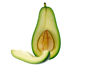 Avacado isolated on white background