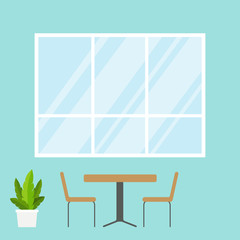 office background vector illustration