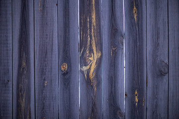 fragment of an old unpainted Board fence