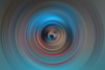 Blue soft radial blur background