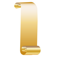 gold scroll paper
