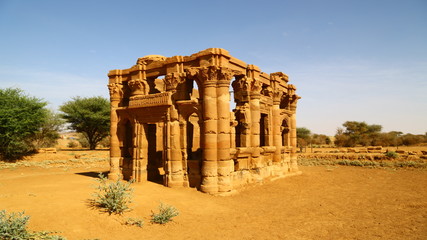  the antique temple of the black pharaohs