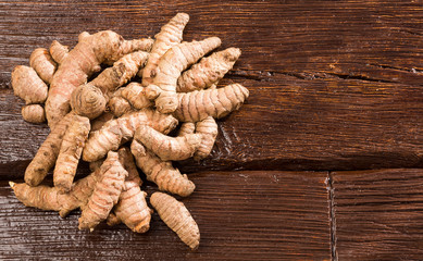Organic turmeric roots - Curcuma longa