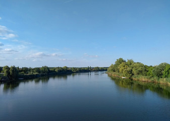 Obraz na płótnie Canvas river in Hungary 
