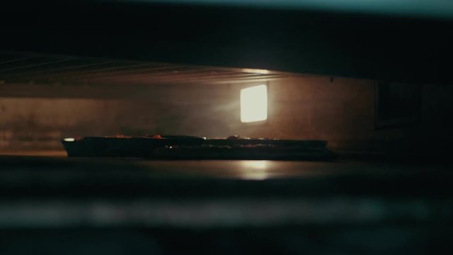 focaccia barese vista cottura camera forno