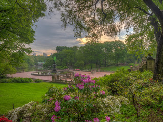 Obraz premium Central Park, New York City in spring