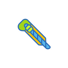 Cutter flat vector icon sign symbol
