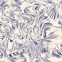 Seamless vector abstract marble pattern. Ebru art. Trendy textile, fabric, wrapping.