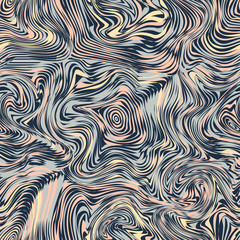 Seamless vector abstract marble pattern. Ebru art. Trendy textile, fabric, wrapping.