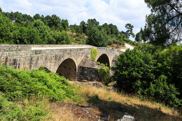 Fototapeta na wymiar Modern Age Bridge of Lavandeira
