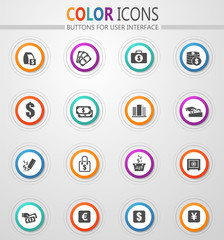 E-commers icons set