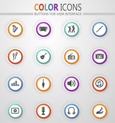 Disco Or Club icons set