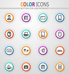 Office icons set