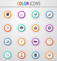 University icon set