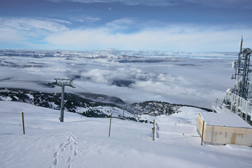 Wolkenmeer-Aussicht - Chamrousse (Frankreich)