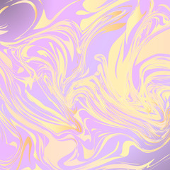 Marble abstract background. Bright gradient backdrop. Liquid flow effect. Watercolor stains painting.  Vector illustration.