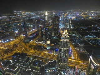 View from the burj khalifa 