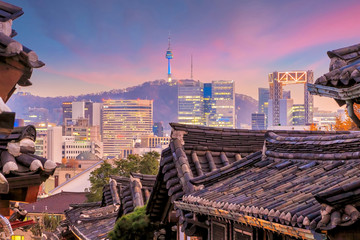 The Bukchon Hanok historic district