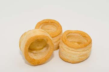 Vol au vent. Pastry cases 