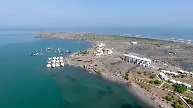 playa y paisajes naturales aereas