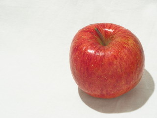 リンゴ　white background