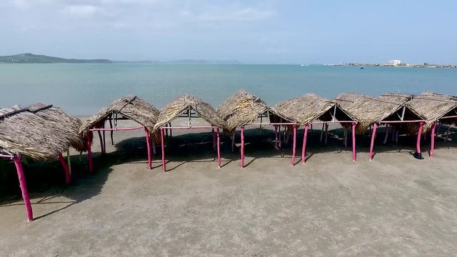 playa y paisajes naturales aereas