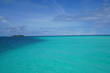 Amazing view from Veyofushi Island in the Maldives