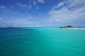 Fototapeta na wymiar Amazing view of Veyofushi Island in the Maldives