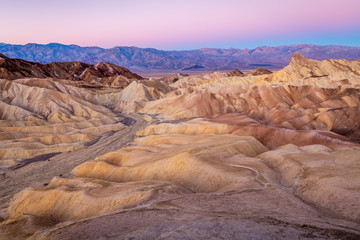 Sunrise over Zabriskie Point