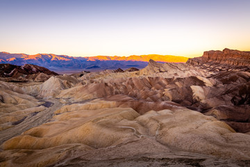 Sunrise over Zabriskie Point