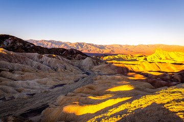 Sunrise over Zabriskie Point