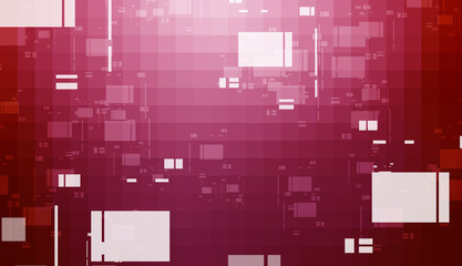 Abstract digital technology mosaic squares gradient background