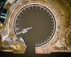Aerial of Camden New Jersey