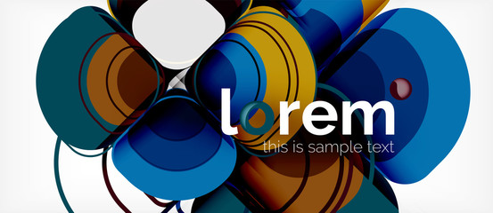 Geometric modern abstract background