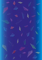 Holiday patterns of stars and flowers for gifts ground