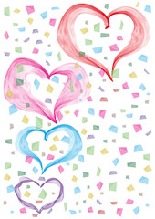 Heart vector icon, love and romance symbol