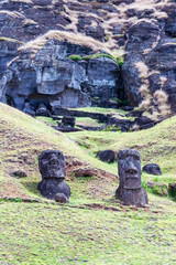 Moai Quarry Easter Island