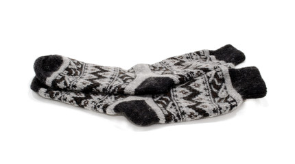 warm knitted socks