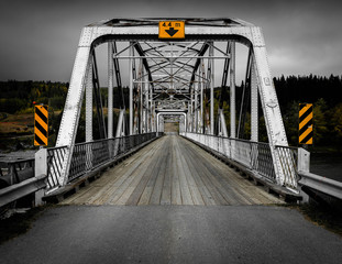 rustic steel bridge 