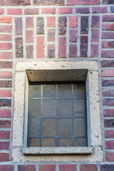 Window on brick wall