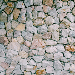 Obraz premium stone wall construction texture