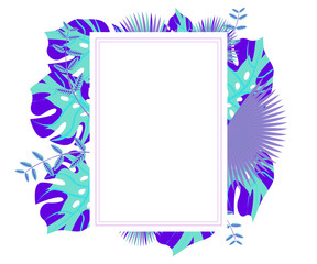 background tropical leaves plastic pink