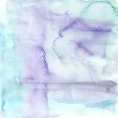 手描き　水彩　背景　水色