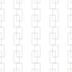 Vector seamless pattern with geometric stripes. Modern stylish texture