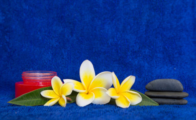 Spa set with  Frangipani aromatherapy oil