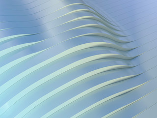 Background abstract with soft white waves. 3D