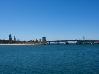 The Tom 'Diver' Derrick Bridge, commonly referred to as the 'Diver' Derrick Bridge, is an opening single-leaf bascule bridge over the Port River, Port Adelaide.